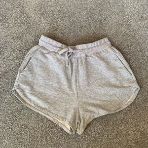 Grey lounge shorts